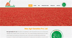 Desktop Screenshot of maxseeds.com