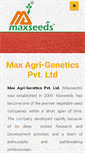 Mobile Screenshot of maxseeds.com